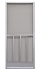 Precision 79-3/4 in. H X 31-1/4 in. W Promo Gray Steel Screen Door