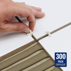 QEP .81 in. H X 0.82 in. W X .001 in. L Plastic Tile Spacer 300 pc