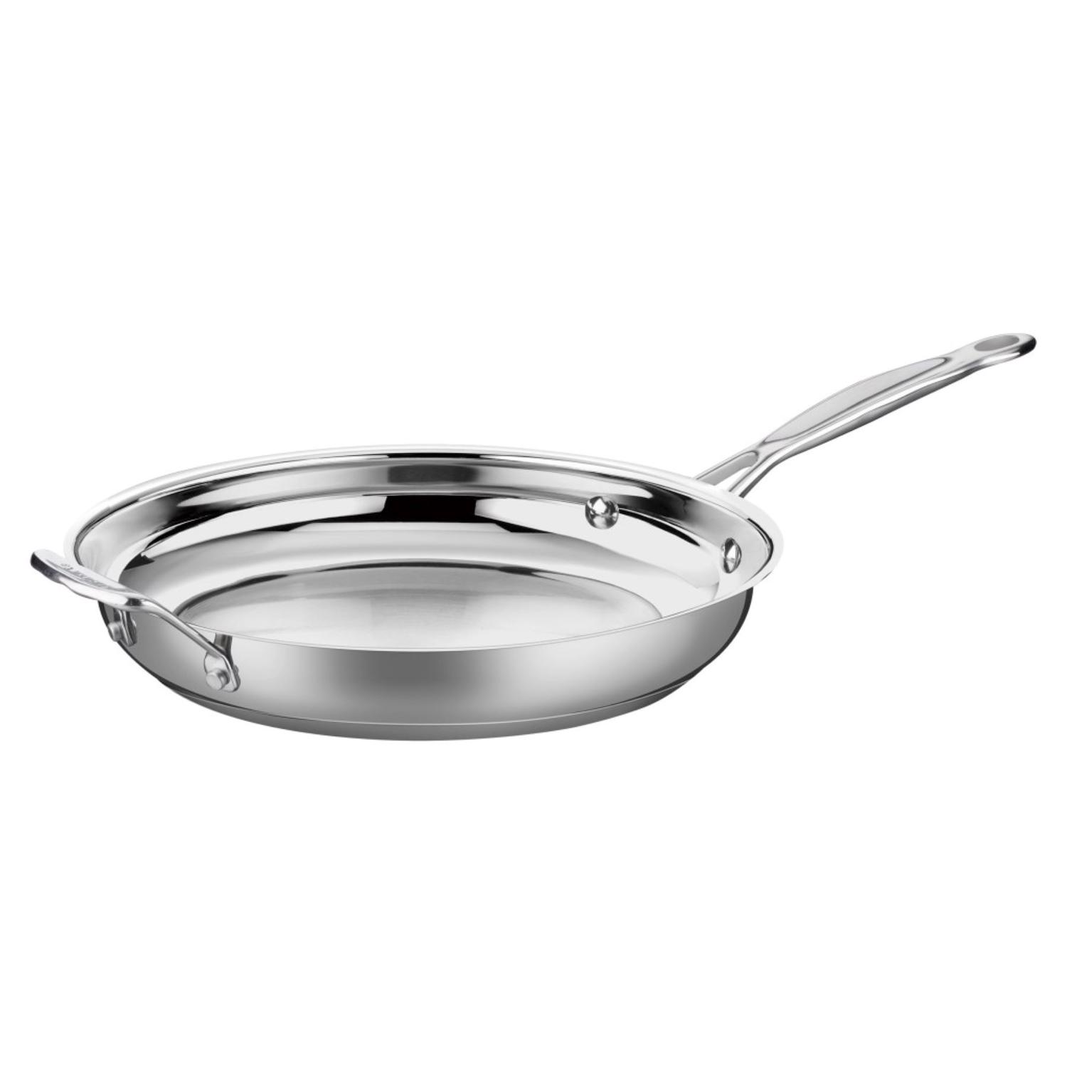 Photos - Other Accessories Cuisinart Chef's Classic Aluminum/Stainless Steel Skillet 12 in. Silver 72 
