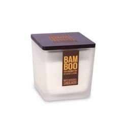 Bamboo Home Fragrance White White Blossom/Sandalwood Scent Large Candle