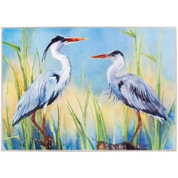 Olivia's Home 22 in. W X 32 in. L Multi-Color Heron Polyester Accent Rug