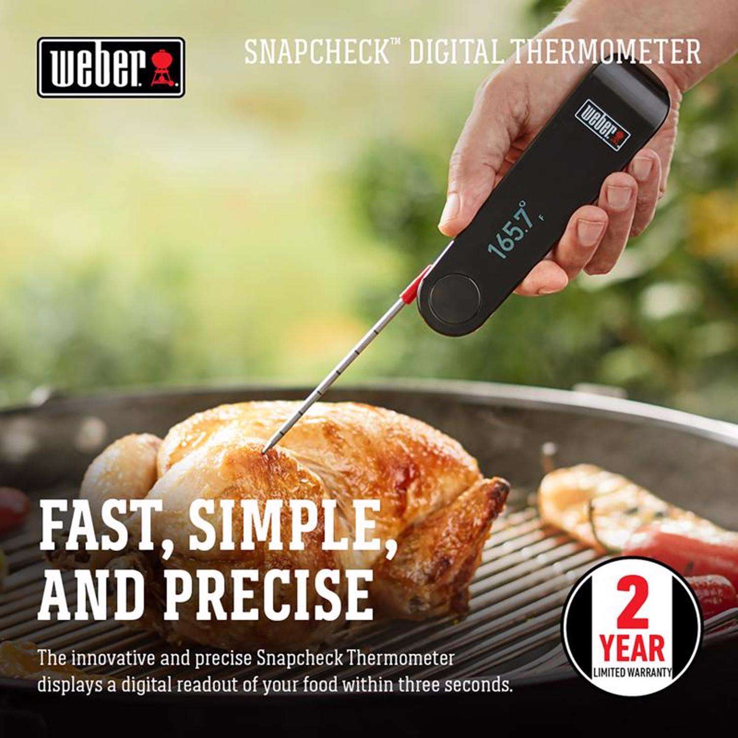 Weber digital clearance thermometer