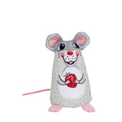 Fuzzu Sweet Baby Mice Multicolored Sweetie Mouse Catnip Toy One Size amps 1 pk