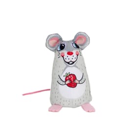 Fuzzu Sweet Baby Mice Multicolored Sweetie Mouse Catnip Toy One Size amps 1 pk