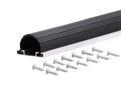 M D Black Aluminum Vinyl Weatherstrip For Garage Doors 18 Ft L X 2 3 4 In Ace Hardware