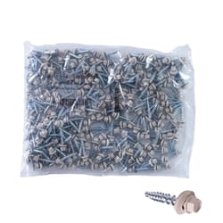 HILLMAN Power Pro No. 10 Ga. X 1 in. L Hex Drive Washer Head Coarse Roofing Screws