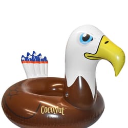 CocoNut Float Multicolored Vinyl Inflatable Majestic Bald Eagle Pool Float