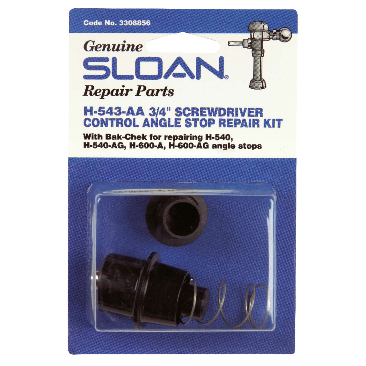 Sloan Angle Stop Repair Kit Black Plastic Ace Hardware