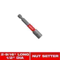 Diablo 1/2 in. X 2-9/16 in. L Black Oxide Magnetic Nut Setter 1 pc