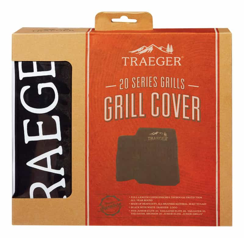 Traeger 20 Series Black Grill Cover For Form fitted for Tailgater 20