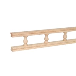 Waddell 2.3 in. H X 48 in. W X 0.8 in. L Wood Galley Rail