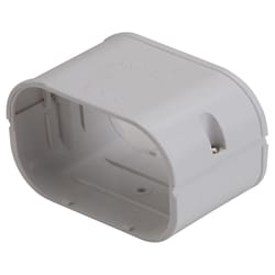 Slimduct Lineset Cover Coupler 3.75 in. W White