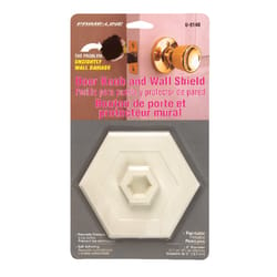 Prime-Line 1/2 in. W X 5 in. L Vinyl Ivory Wall Protector Mounts to wall 5 in.
