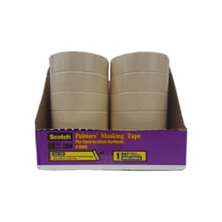 Scotch 1.41 in. W X 55 yd L Tan High Strength Solvent Resistant Masking Tape 24 pk