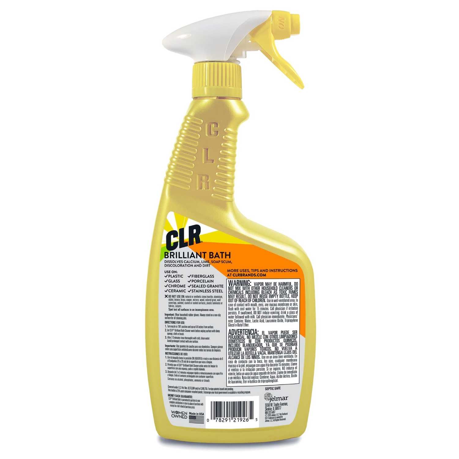 CLR No Scent Bathroom Cleaner 26 ounce oz. Spray Ace Hardware