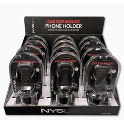 Nys Life Black Cup Car Mount Cell Phone Holder For All Smartphones