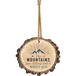 P Graham Dunn 6.25 in. H X 6 in. L Multicolored Wood Barky Sign
