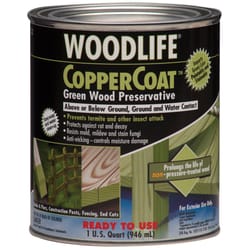Wolman  Woodlife  Green  Water-Based  Wood Preservative  1 qt. 