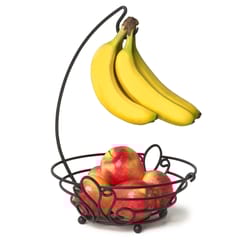 Spectrum Patrice Black Steel Fruit Tree Basket
