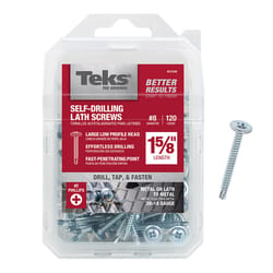 Teks No. 8 in. X 1-5/8 in. L Phillips Truss Head Lath Screws