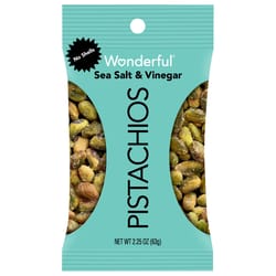 Wonderful Sea Salt and Vinegar Pistachios 2.25 oz Pegged