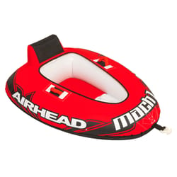 Airhead Nylon Inflatable Red Mach Towable Tube 50 in. W X 68 in. L