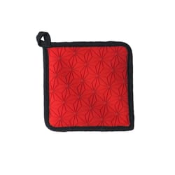 Lodge Red Kitchen Silicone/Fabric Trivet/Pot Holder