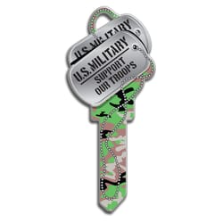 Lucky Line Key Shapes Dog Tags House Key Blank SC1 Single For Schlage