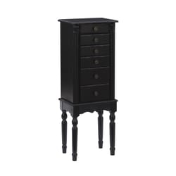 Linon Home Decor Panola Classic 10 in. W X 14 in. L Rectangular Jewelry Armoire