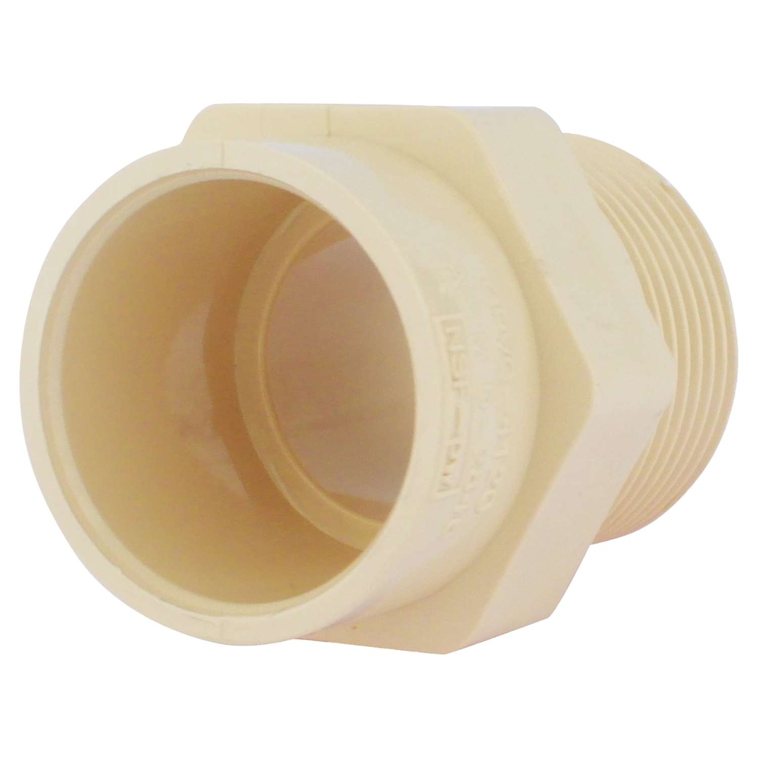 Charlotte Pipe FlowGuard 3/4 in. Hub x 1/2 in. Dia. MPT CPVC Reducing ...