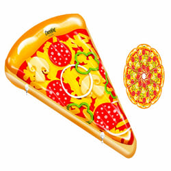 CocoNut Float Multicolored Vinyl Inflatable Deluxe Pizza Slice Pool Float