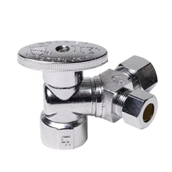 Ace 1/2 in. FPT X 1/2 in. FPT Brass Dual Shut-Off Valve