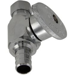 Ace 1/2 in. 3/8 in. Compression Brass Straight Stop Valve