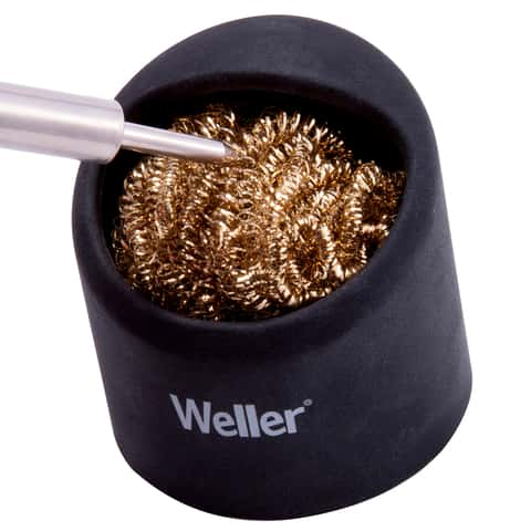 Weller Tip Cleaning Brass Sponge Soldering Tip Cleaner with Holder 2 pc -  Ace Hardware