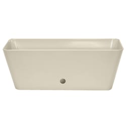 Bamboo-Blooms Waterwell Self Watering 6.5 in. H X 16.5 in. W X 6.75 in. D Wood-Resin Contemporary Re