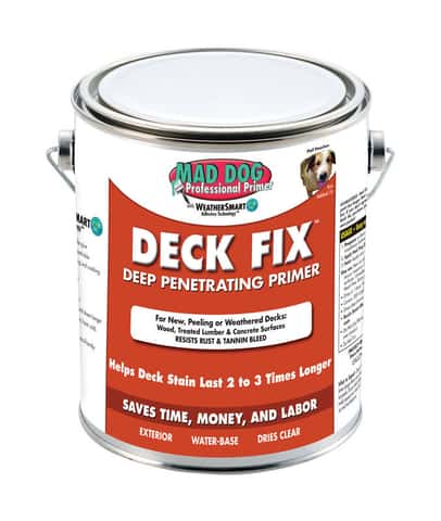 Mad Dog Deck Fix Clear Water-Based Acrylic Latex Deep Penetrating ...
