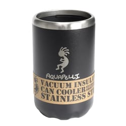 Aquapelli 12 oz Midnight Black BPA Free Can Insulator