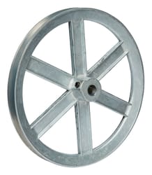 Chicago Die Cast 8 in. D X 3/4 in. D Zinc Single V-Grooved Pulley