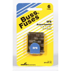 Bussmann SFE Clear Automotive Fuse Kit 6 pk