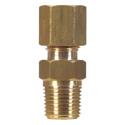 JMF Company 1/4 in. Compression 1/4 in. D Male Brass Connector