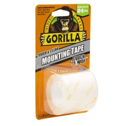 Gorilla Tough & Clear Double Sided 2 in. W X 48 in. L Mounting Tape Clear
