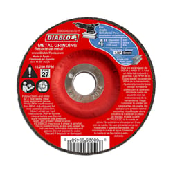 Diablo 4 in. D X 5/8 in. Aluminum Oxide Metal Grinding Disc 1 pc