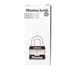 Master Lock 1-5/16 in. H X 1 in. W X 1-3/4 in. L Steel Double Locking Exterior Padlock