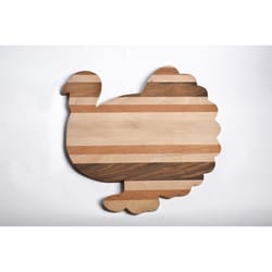 Coastal Carolina 15 in. L X 14 in. W X 0.63 in. Hardwood Cutting Board