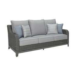 Signature Design by Ashley Elite Park Gray Aluminum Frame Sofa Gray