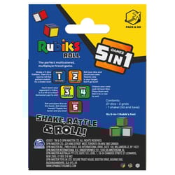 Spin Master Rubik's Roll Pack N' Go Cube Game Multicolored