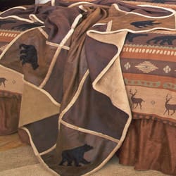 Carstens Inc 68 in. H X 68 in. L Multicolored Polyester Throw blanket