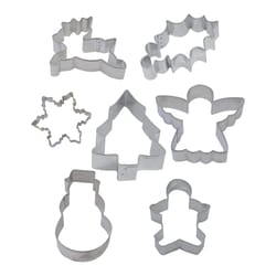 R&M International Corp Cookie Cutter Set Silver 7 pc