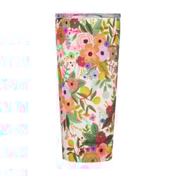 Corkcicle 24 oz Rifle Paper Garden Party BPA Free Insulated Tumbler