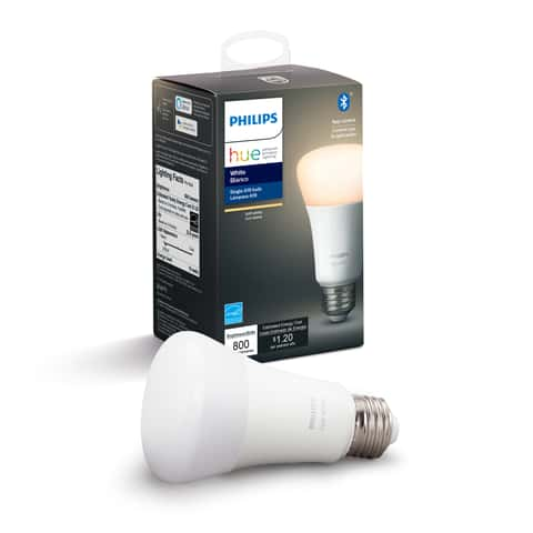 Hue Starter kit: 4-pack A19 E26 LED Bulbs White Ambiance + Hue Bridge